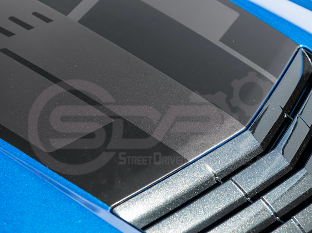 2014-2019 CORVETTE C7 BASE | JAKE SKULL LOGO HOOD VINYL DECAL STRIPE